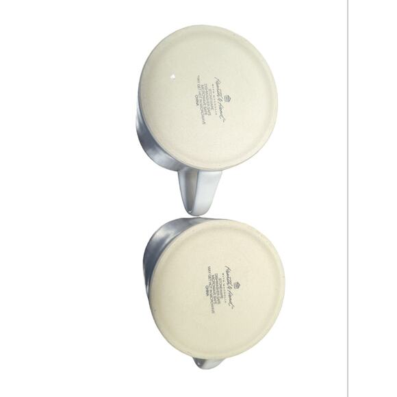 Hearth & Hand with Magnolia Christmas MERRY/JOY Stripes Stoneware Mug CUP - Picture 4 of 7